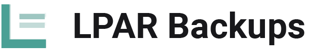 LPAR Backups